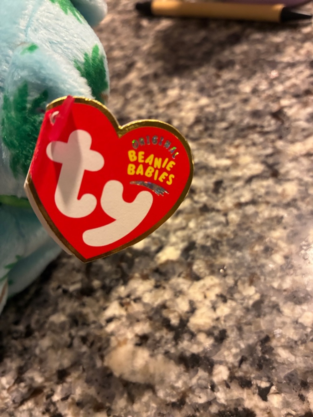 Ty beanie baby vintage, collectible I ♥ Hawaii' Plush Bear - Picture 4 of 6